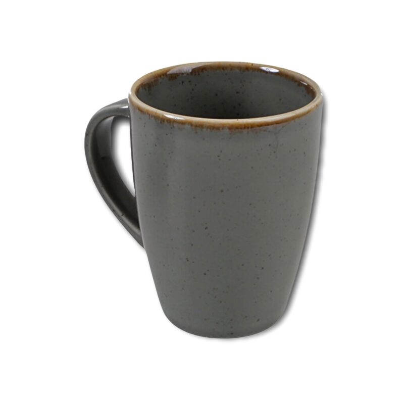 Becher aus Porzellan Porland Stone Grau 260ml