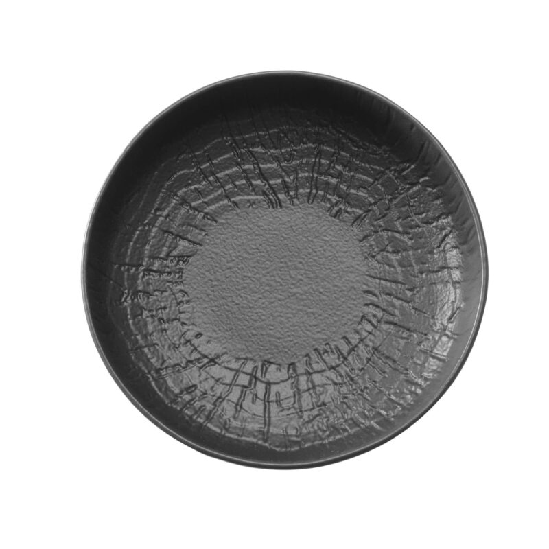 Crust Schale, Bowl Schüssel aus Porzellan in Schwarz matt – Bild 2