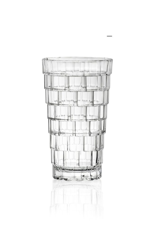 Stack Glas Wasserglas, Longdrinkglas stapelbar 390ml – 6 Stück in Box