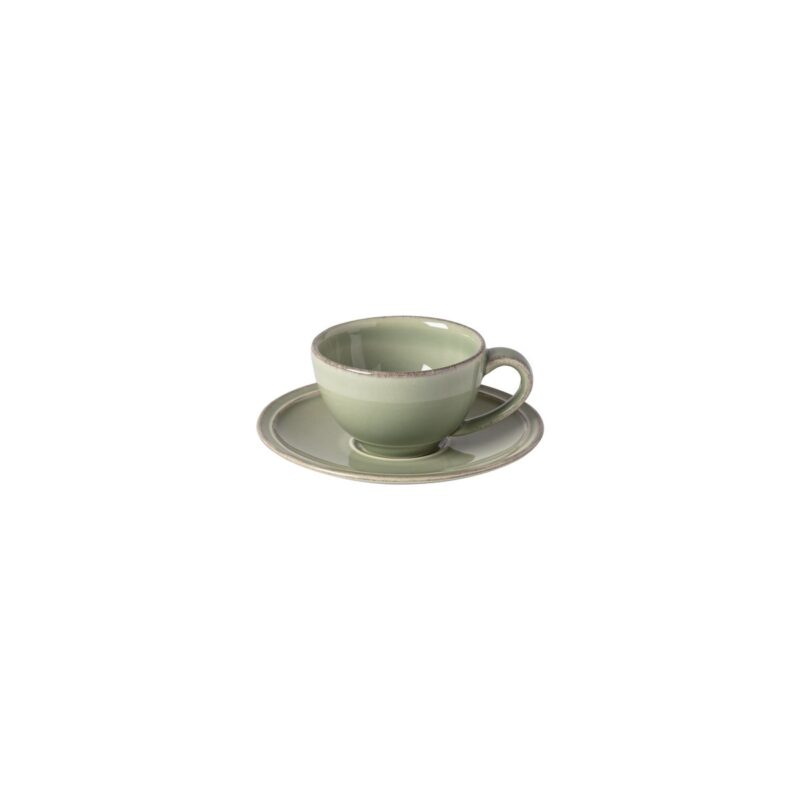 Friso Espresso Tasse mit Untertasse Salbeigrün 90ml
