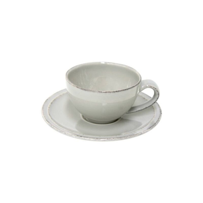 Friso Espresso Tasse mit Untertasse Grau 90ml