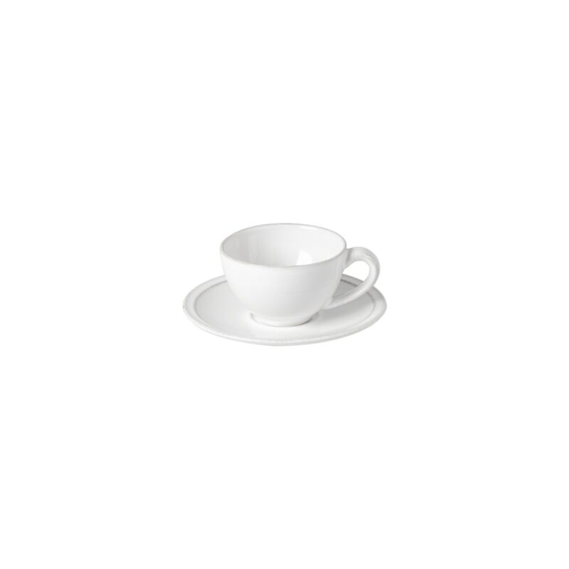 Friso Espresso Tasse mit Untertasse  Weiß 90ml
