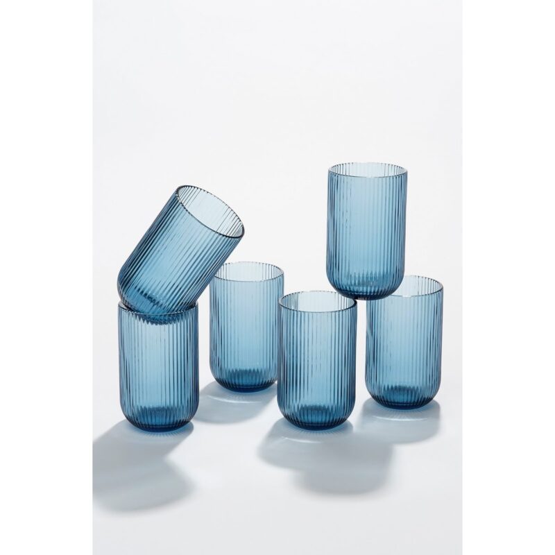 Merlot-Trinkglas – 400 ml – Glas – Blau – Bild 3