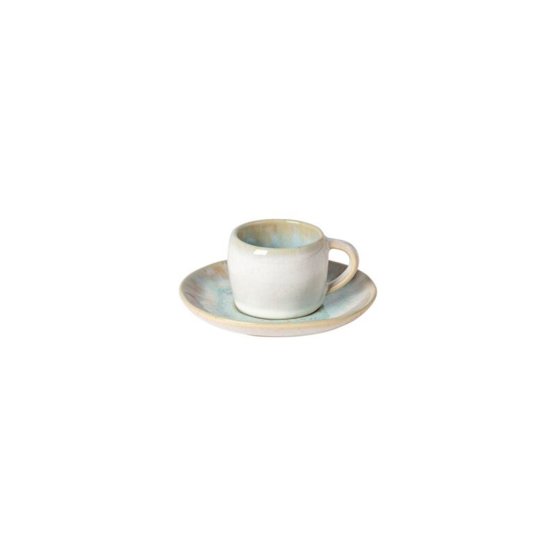 Eivissa Espressotasse mit Untertasse Meeresblau 70ml