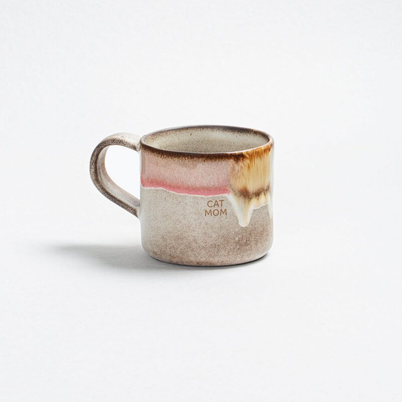 Melting Cat Mum, Becher Tasse "Katzen Mama" in Pastell verlaufend 400ml
