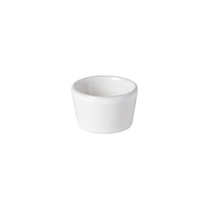 Nova mini flache Schale Auflaufförmchen, mini Butterdose Weiß ø5,8cm H: 3,5cm